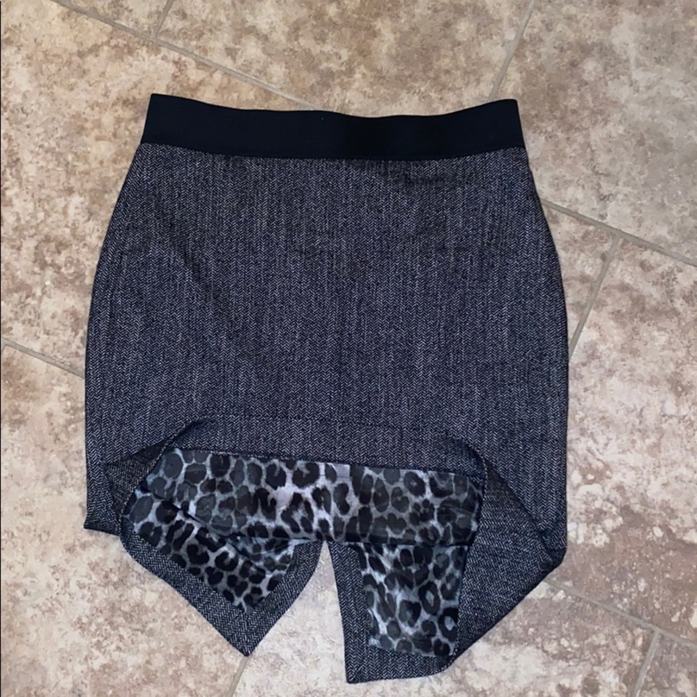 EXPRESS Herringbone Pencil Skirt